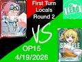 OPTCG OP15 First Turn Locals Round 2: R/B Koby V G Carrot 4/19/2026