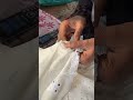 Hand embroidered Mukaish work.