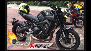 Yamaha #MT-09 Screaming x Titanium Akrapovic Racing Line