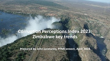 Corruption Perceptions Index 2023 Zimbabwe key trends