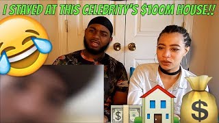 StormJay Reacts to I STAYED AT THIS CELEBRITY'S $100M HOUSE!!