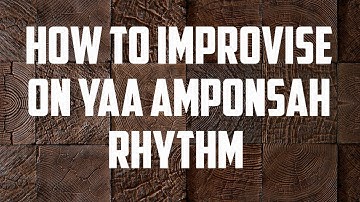 How To Improvise On Yaa Amponsah Rhythm Guitar || Part 1