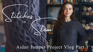 Reverse Engineering Granddad's Aran Jumper - Aidan Jumper Project Vlog, Part 1 of 2
