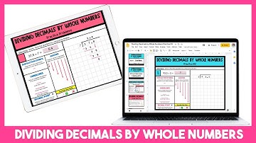 Dividing Decimals by Whole Numbers Tutorial Video