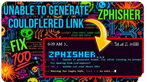 Zphisher link not opening | How to hack instagram account | Zphisher Cloudflare Link Not Working  