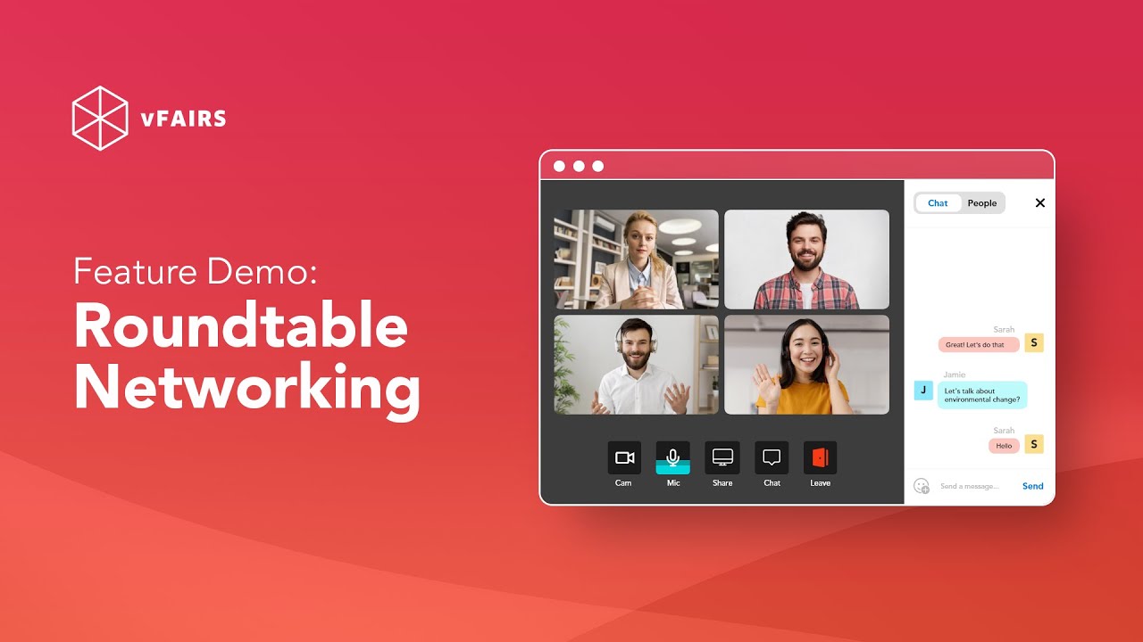 Roundtable Networking How to Use Roundtable Networking on the vFairs Platform? - YouTube