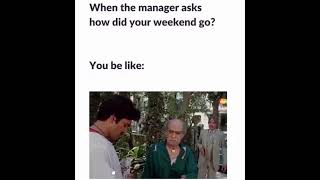 The Best Weekend Joke Ever | Corporate jokes | Manager Meme | Fun at Workplace |