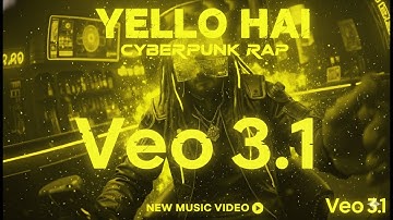 Veo 3.1 Cyberpunk Music | Yello hai - AI generated futuristic music video