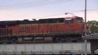 All BNSF Power on CSX  Oil Train