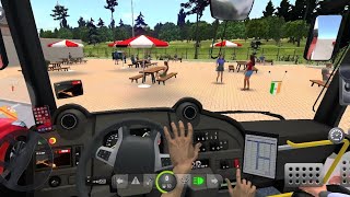 Bus Simulator : Ultimate | Beach ⛱️  🏖 | Tempo bus 🚌 | Zuuks | Mobile Gameplay | Drive with Devil 😈 screenshot 4