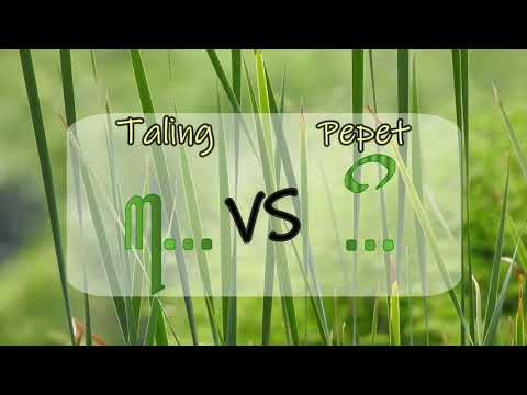Taling vs Pepet