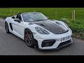 The porsche 718 spyder rs is better than the gt4 rs on the road  4k