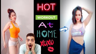 Kimaya Agata Hot Workout At Home | kimaya agata!