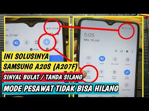 SAMSUNG A20S (A207F) SINYAL BULAT MODE PESAWAT / MODE TERBANG TIDAK BISA MATI