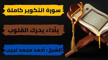 « سورة التكوير » كاملة بأداء يحرك القلوب .