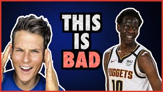 Bol Bol NBA debut was AWFUL for the Denver Nuggets [TALL BALL FAIL]