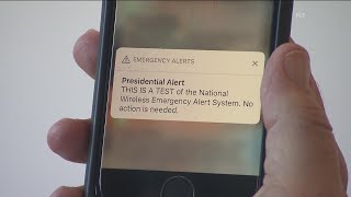 Cell phones across America will get an alert Wednesday. Here's why.