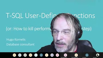 Hugo Kornelis – T SQL User Defined Functions, or  How to kill performance in one, easy step