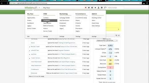 How To Add A Company Contact In Infusionsoft