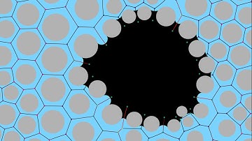 Pore-network model, contact angle 30 degrees (imbibition)