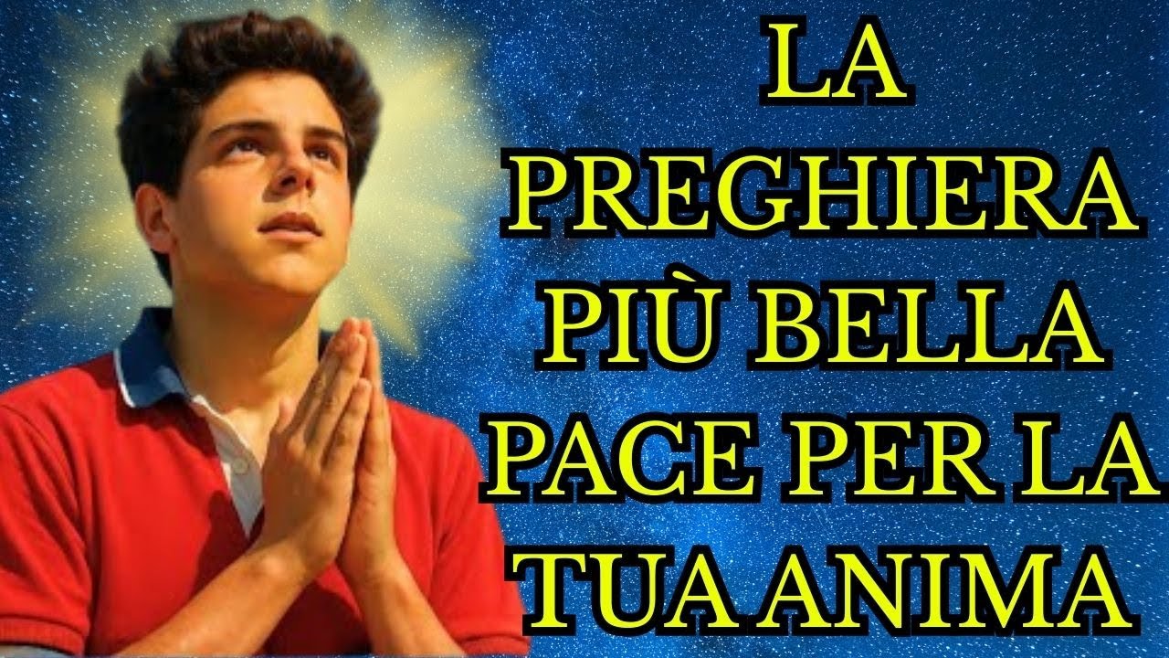 PARE E VEJA AGORA: Una preghiera profonda con Carlo Acutis