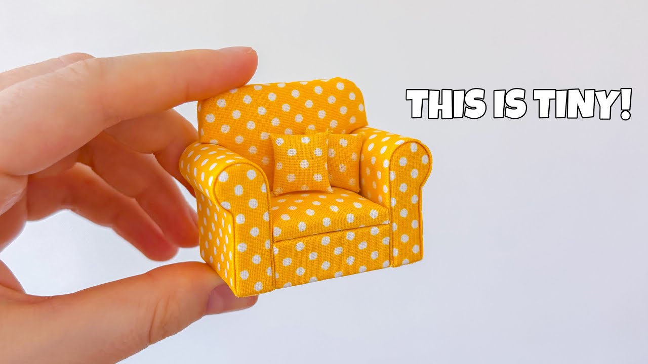I Made a Tiny Sofa | Cardboard & Paper Towels