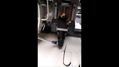 Linuxcnc glove co2 laser cutting test