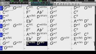 BACKING TRACK - BALTIMORE ORIOLE (Hoagy Carmichael) (G minor) 80 BPM BALLAD