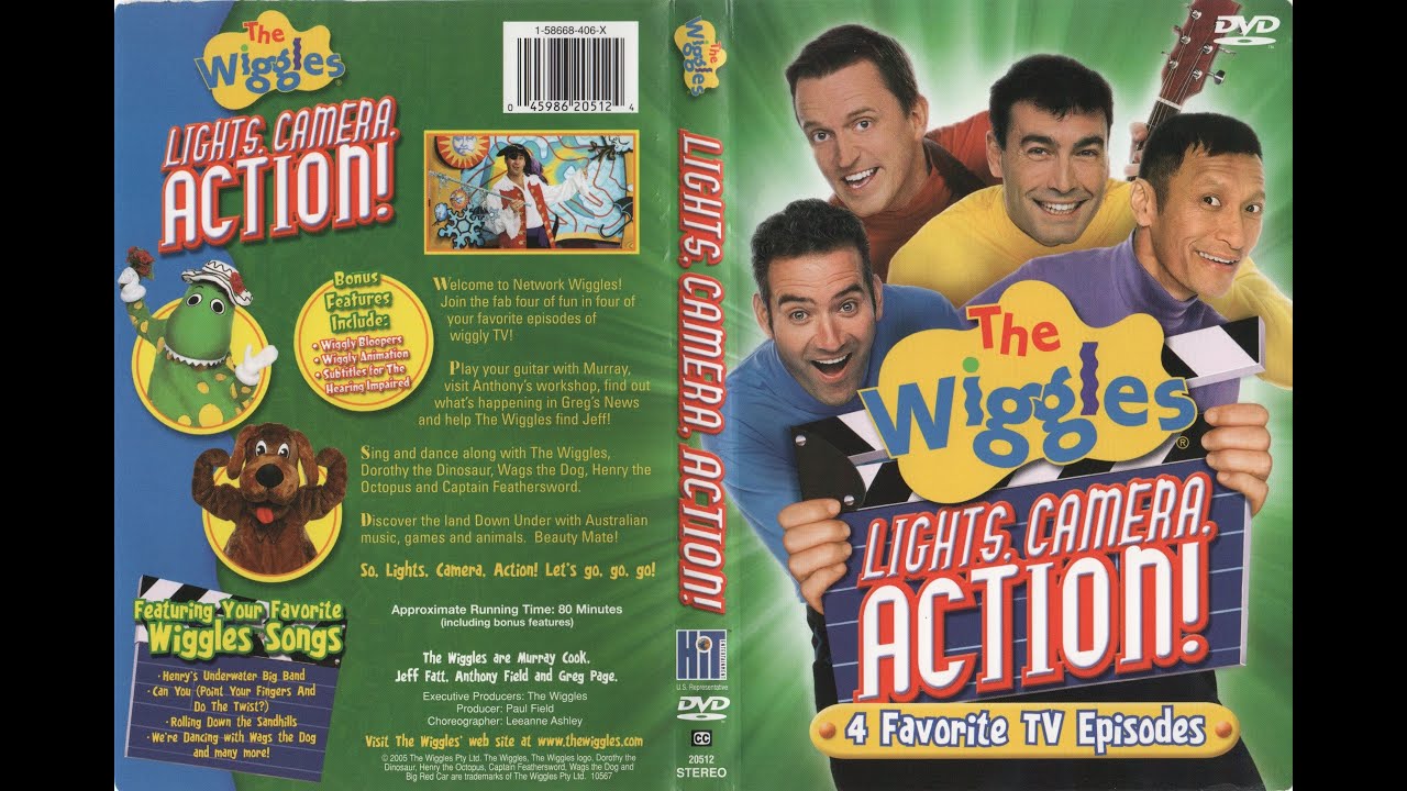 Closing To The Wiggles Lights, Camera, Action! 2005 US DVD YouTube