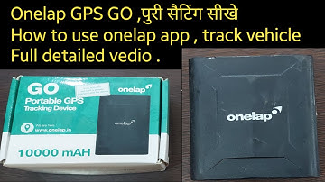 How to use onelap app gps GO ,full setup