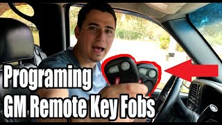 Program Keyless Entry Remote\/ Key Fob for GM - Chevrolet or GMC 1998-2006