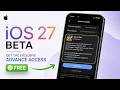 ios 27 beta update just dropped here's how | How to Download ios 27 Beta ?