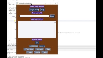 Markov music generator implemented on PIC32
