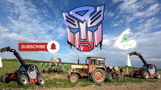 Două UTB 650 la prășit, încărcate de un #Manitou / Am stricat încărcătorul  #vlog #fy #farmer #track