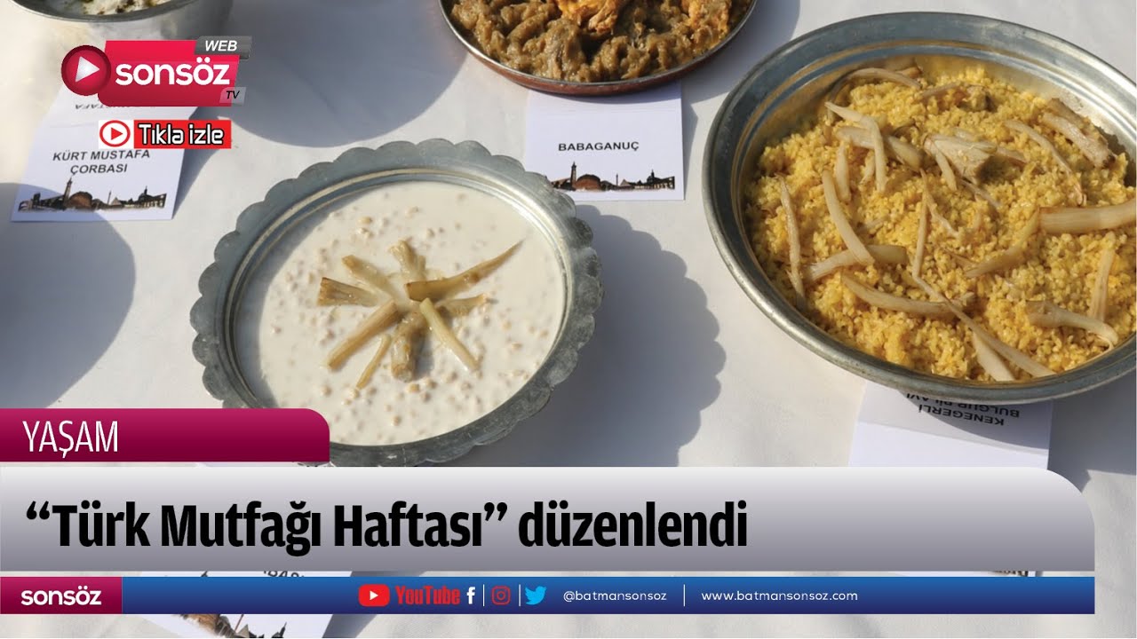 "T&uuml;rk Mutfağı Haftası" d&uuml;zenlendi
