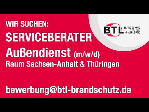 BTL Stellenanzeige - Serviceberater/in im Außendienst m/w/d