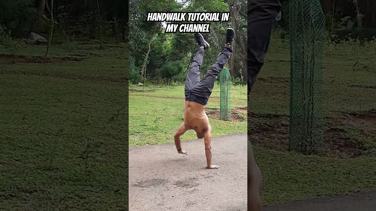 Hand walk tutorial in my channel 👆🏻