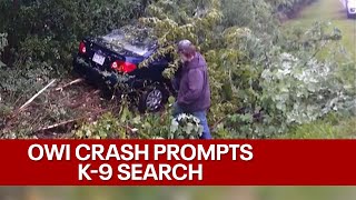 Kenosha County OWI crash arrest, K-9 search | FOX6 News Milwaukee