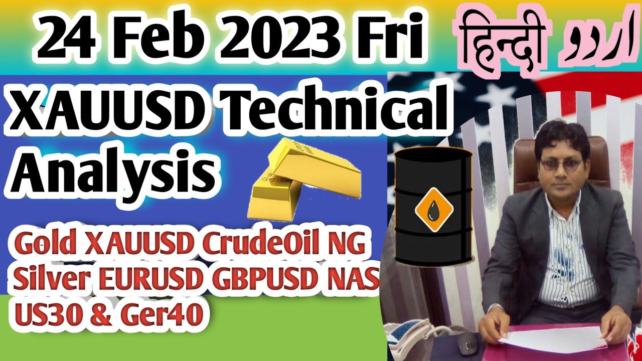 XAUUSD Technical Analysis Today Hindi 24Feb2023 | Gold Forecast ...