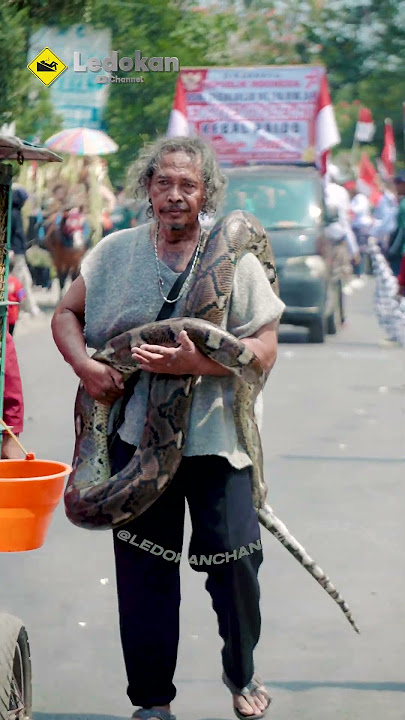 Download lagu PERJUANGAN BAPAK GENDONG ULAR KESAYANGAN IKUT KARNAVAL #shorts #karnaval #hutri78