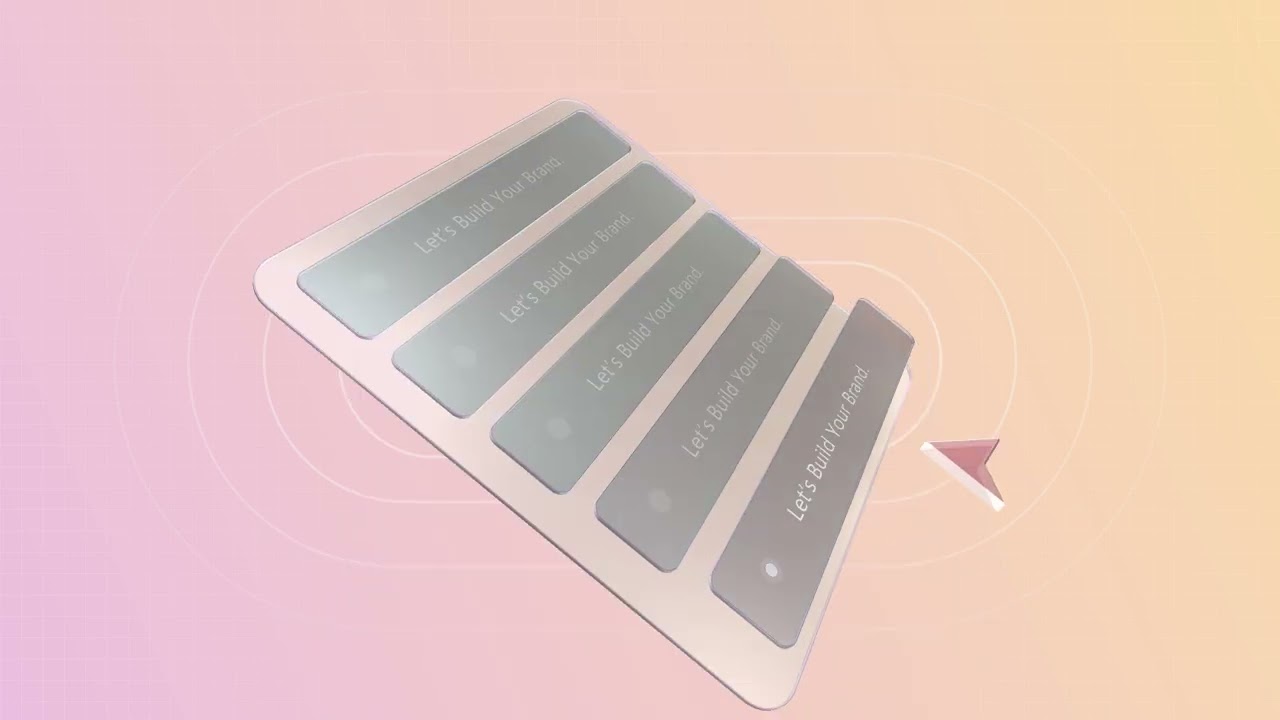 3d Ui Animation completely in after effects 