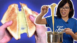 How to Make STRETCHY VEGAN Mochi Cheese  Grilled Mochiese Sandwich