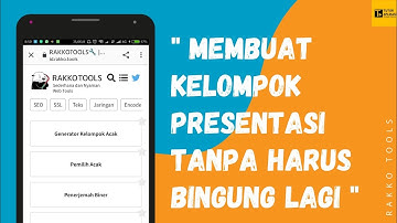 Cara Membagi Kelompok Secara Acak di Android