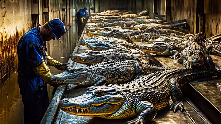 How Thailand Farms Millions of Crocodiles for Meat and Luxury Leather