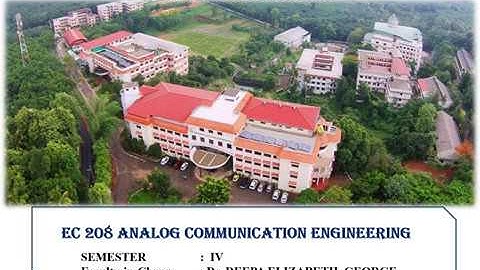 EC 208 ACE Noise in FM( Module 6)-Dr. Deepa Elizabeth George