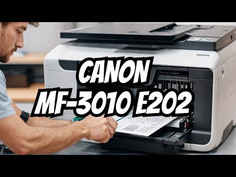 HOW TO SOLVE CANON MF-3010 E202 PROBLEM laser scanner unit changing