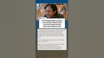 Kronologi Wafatnya Epy Kusnandar: Ditemukan Jatuh di Lantai Kamar dan Tak Sadarkan Diri