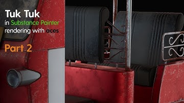 Tuk Tuk texturing in Substance Painter - Part 2