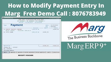 Payment entry modify in marg software step by step in hindi | Buy Marg Software Call Now: 8076783949