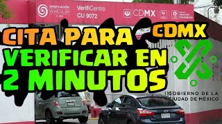 COMO SACAR CITA PARA VERIFICAR EN CDMX | FACIL Y RAPIDO